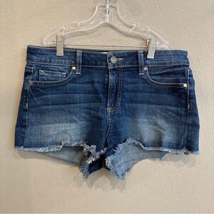 Paige | 27 | denim frayed jean shorts